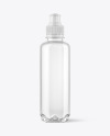 220ml Clear PET Water Bottle Mockup