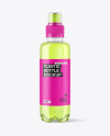 220ml Clear PET Drink Bottle Mockup