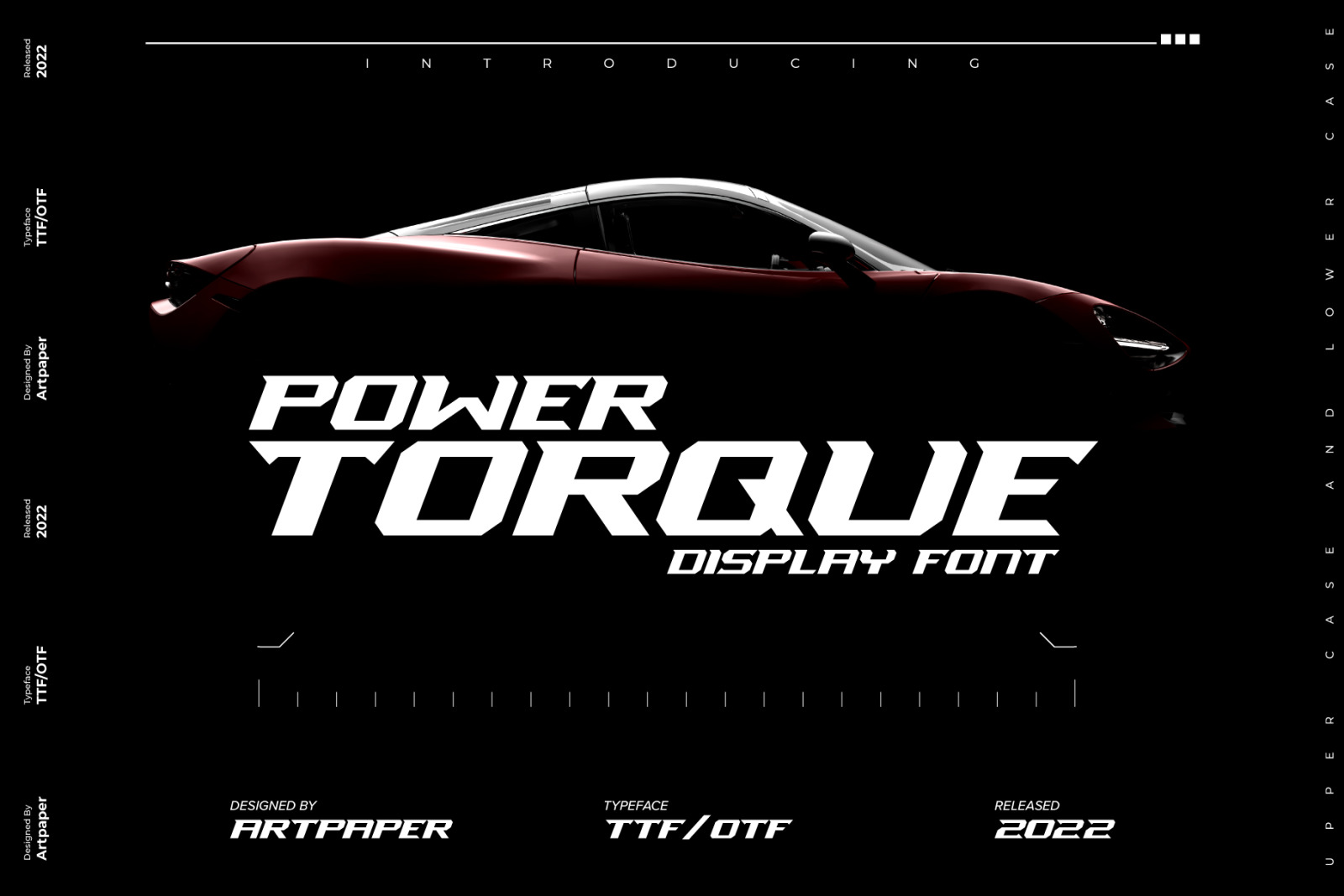 POWER TORQUE Sport Racing Typeface POWER TORQUE Sport Racing Typeface