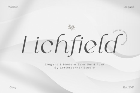 Lichfield Font - Elegance serif