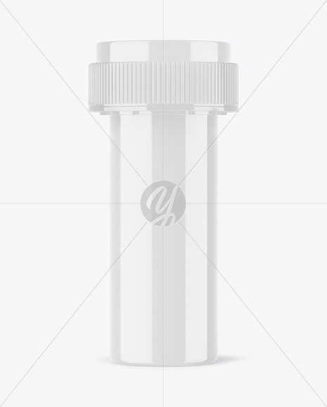 Glossy Pills Bottle Mockup