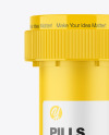 Matte Pills Bottle Mockup