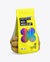 Potato Bag w/ Glossy Label Mockup