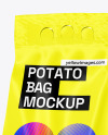 Potato Bag w/ Glossy Label Mockup