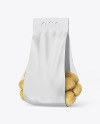 Potato Bag w/ Matte Label Mockup