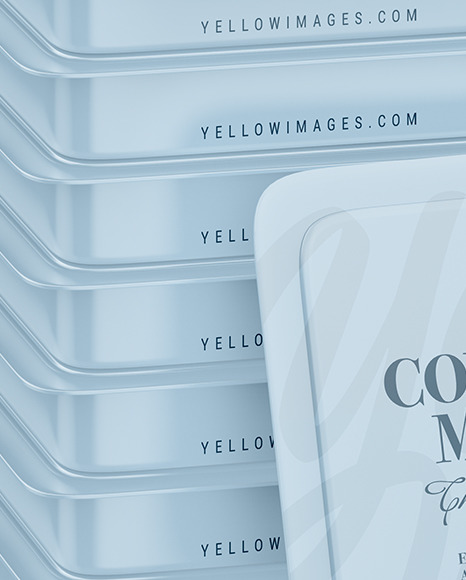 Plastic Containers Mockup