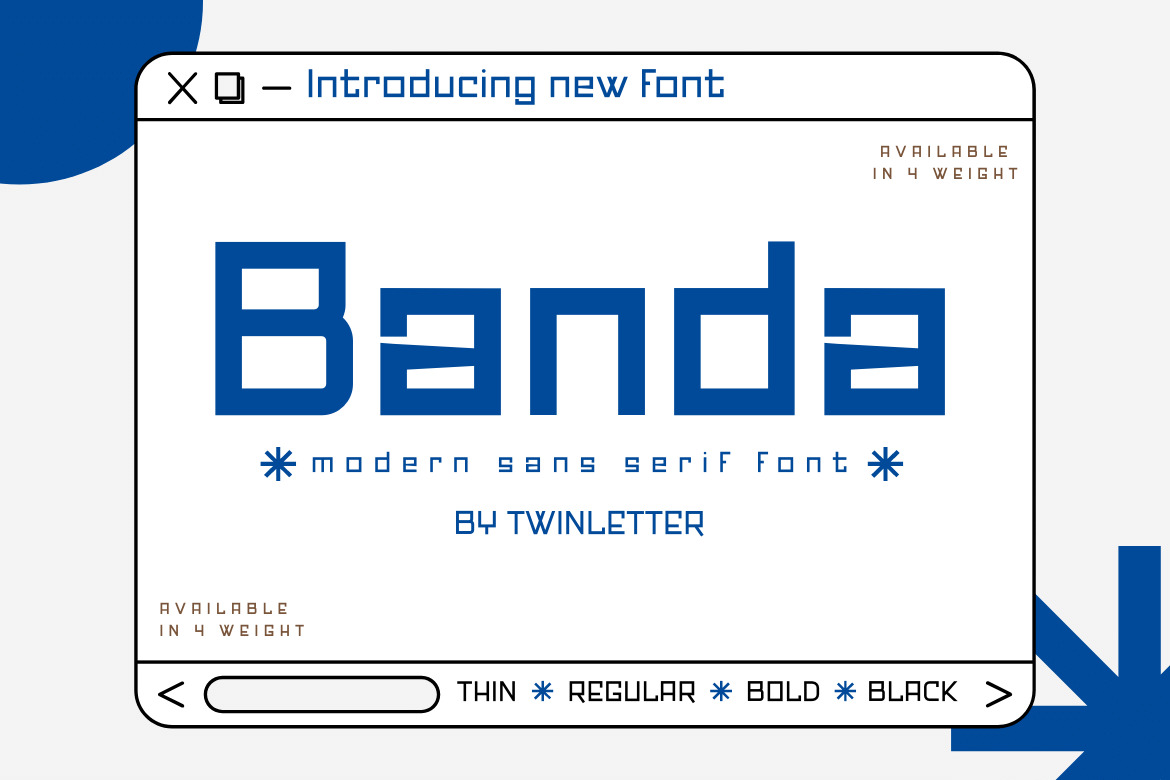 Banda Font Banda Font