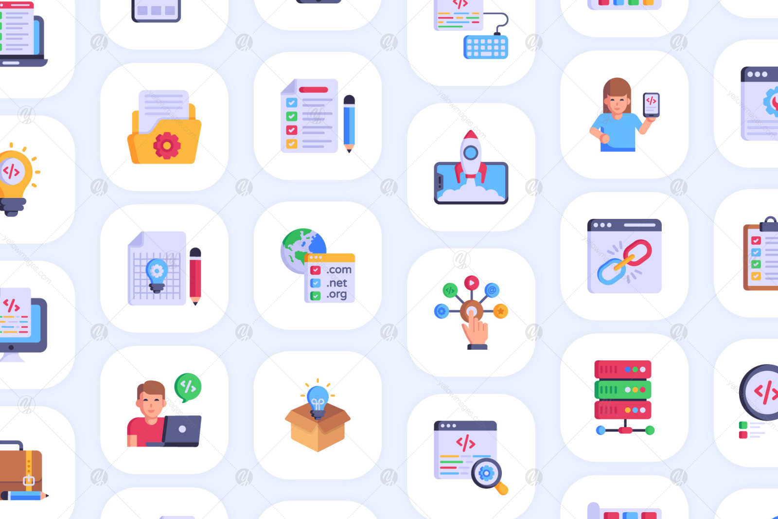 100 Web Development Vector Icons 100 Web Development Vector Icons