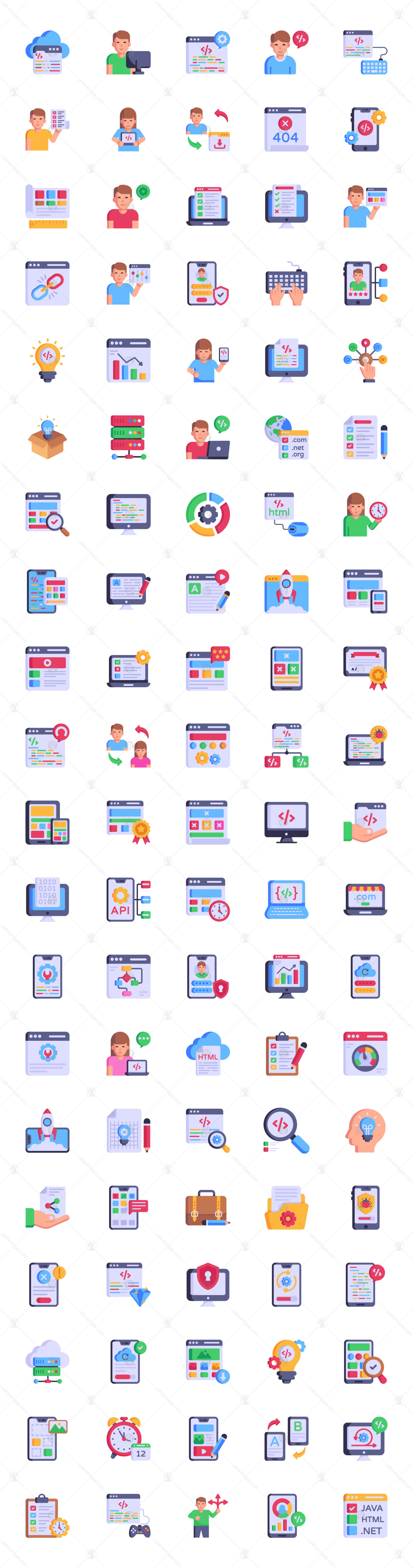 100 Web Development Vector Icons 100 Web Development Vector Icons