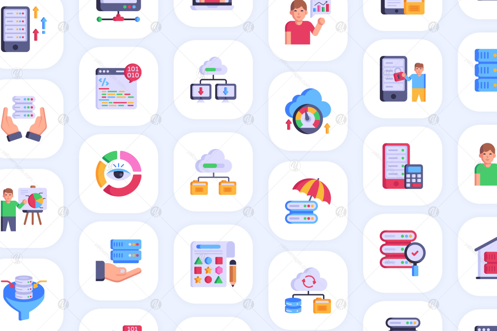 100 BIG Data Icons 100 BIG Data Icons