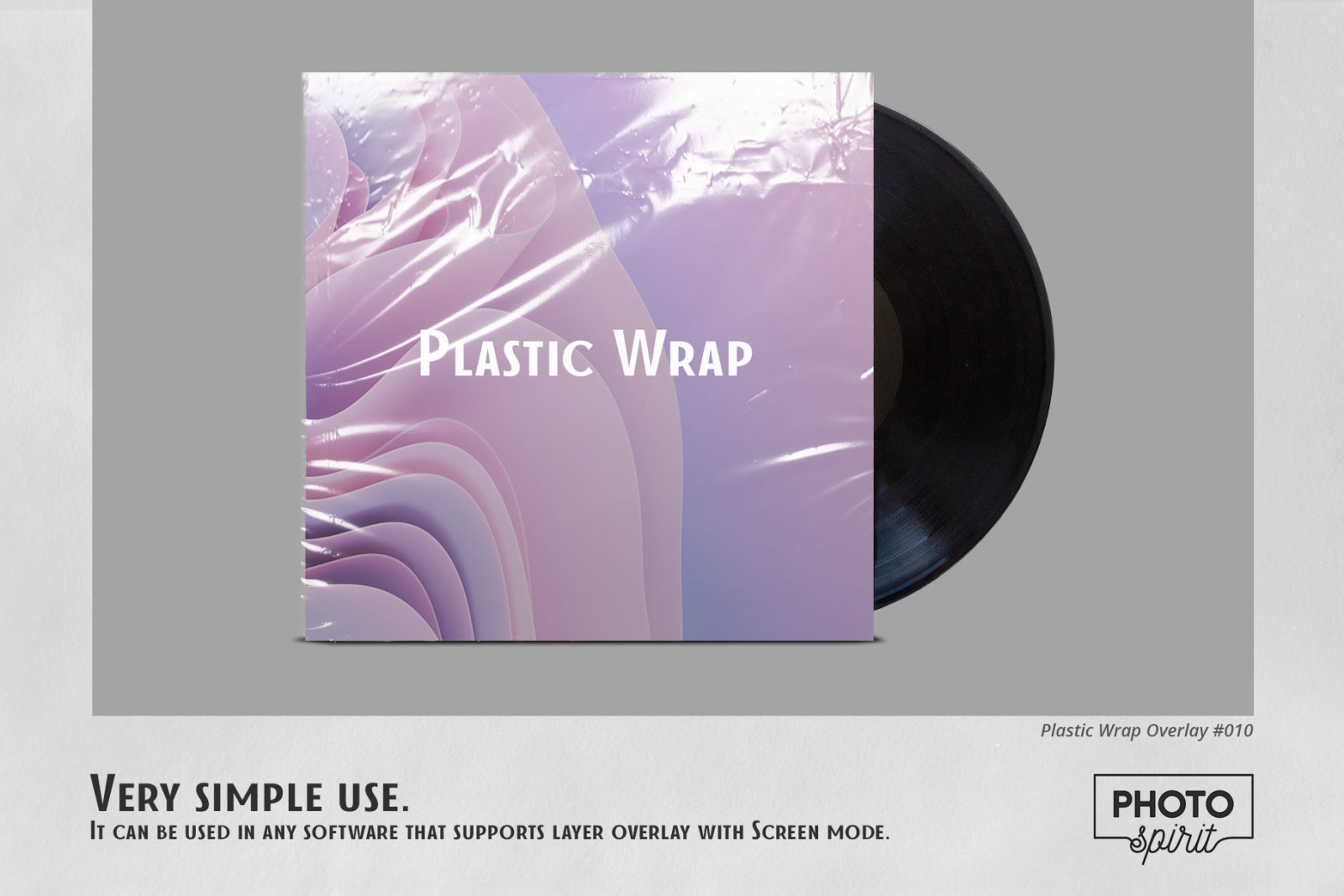 Plastic Wrap Effect Overlays