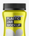 Metallic Plastic Jar Mockup