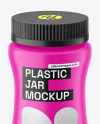 Matte Plastic Jar Mockup