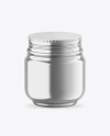 Metallic Cosmetic Jar Mockup