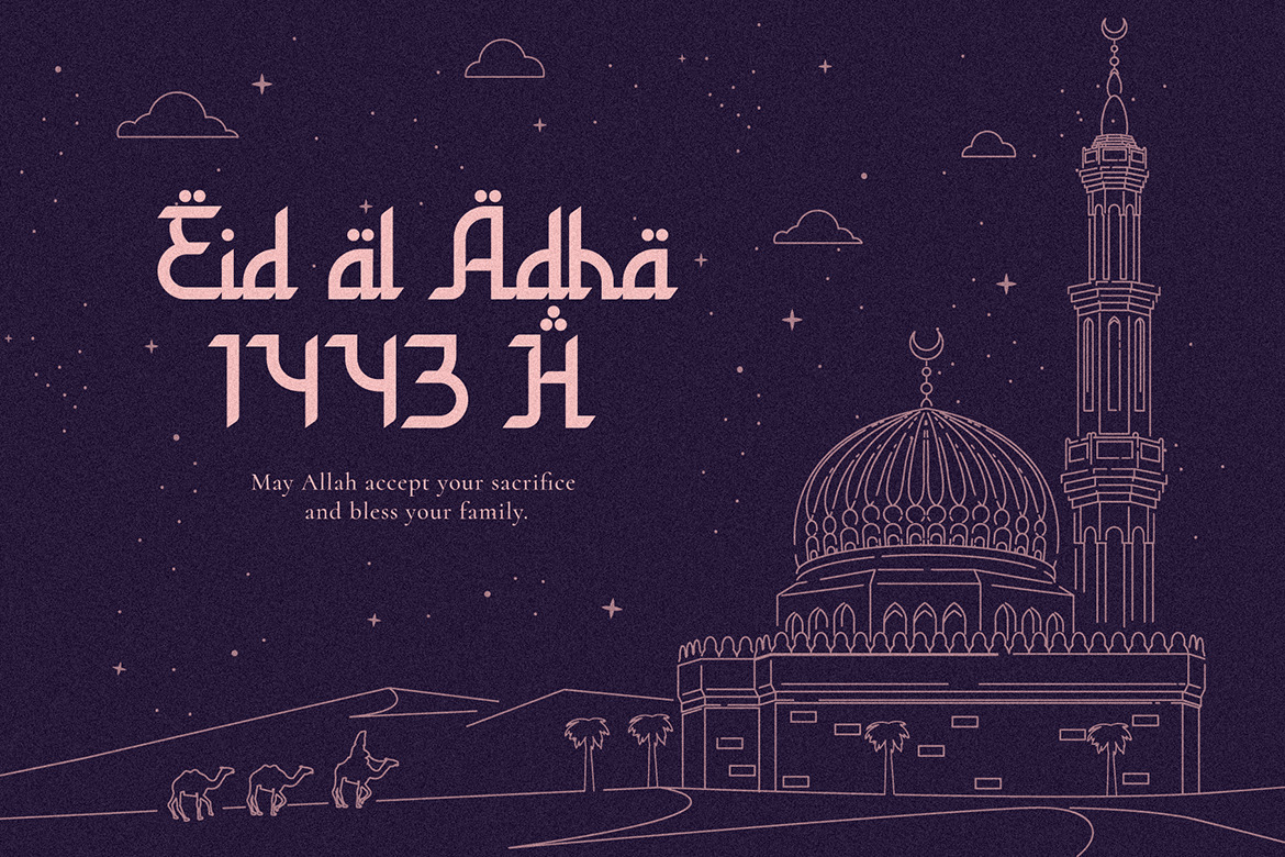 Holy Month - Arabic Display Font