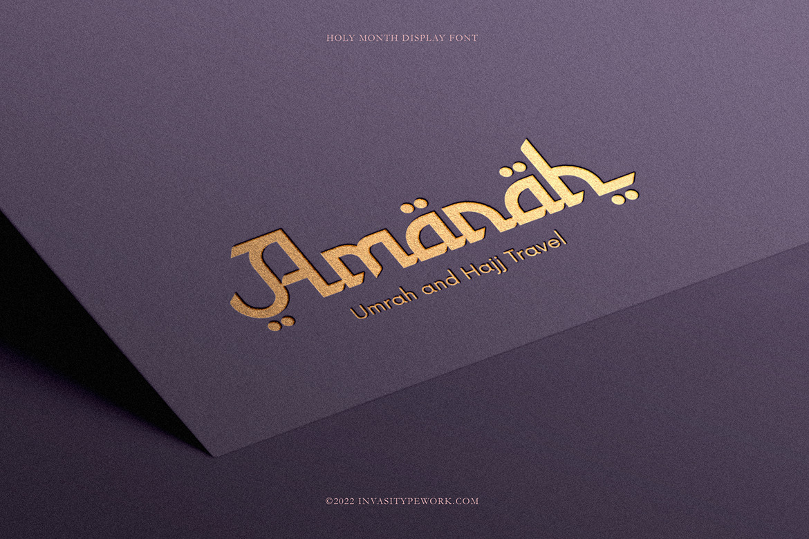 Holy Month - Arabic Display Font Holy Month - Arabic Display Font