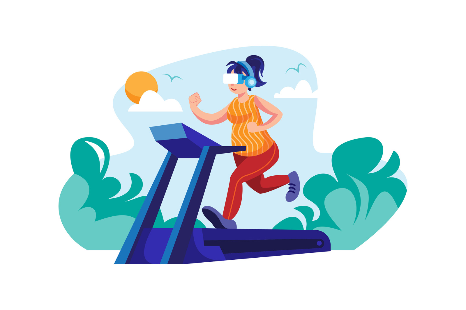 M389_Virtual Reality Illustrations M389_Virtual Reality Illustrations