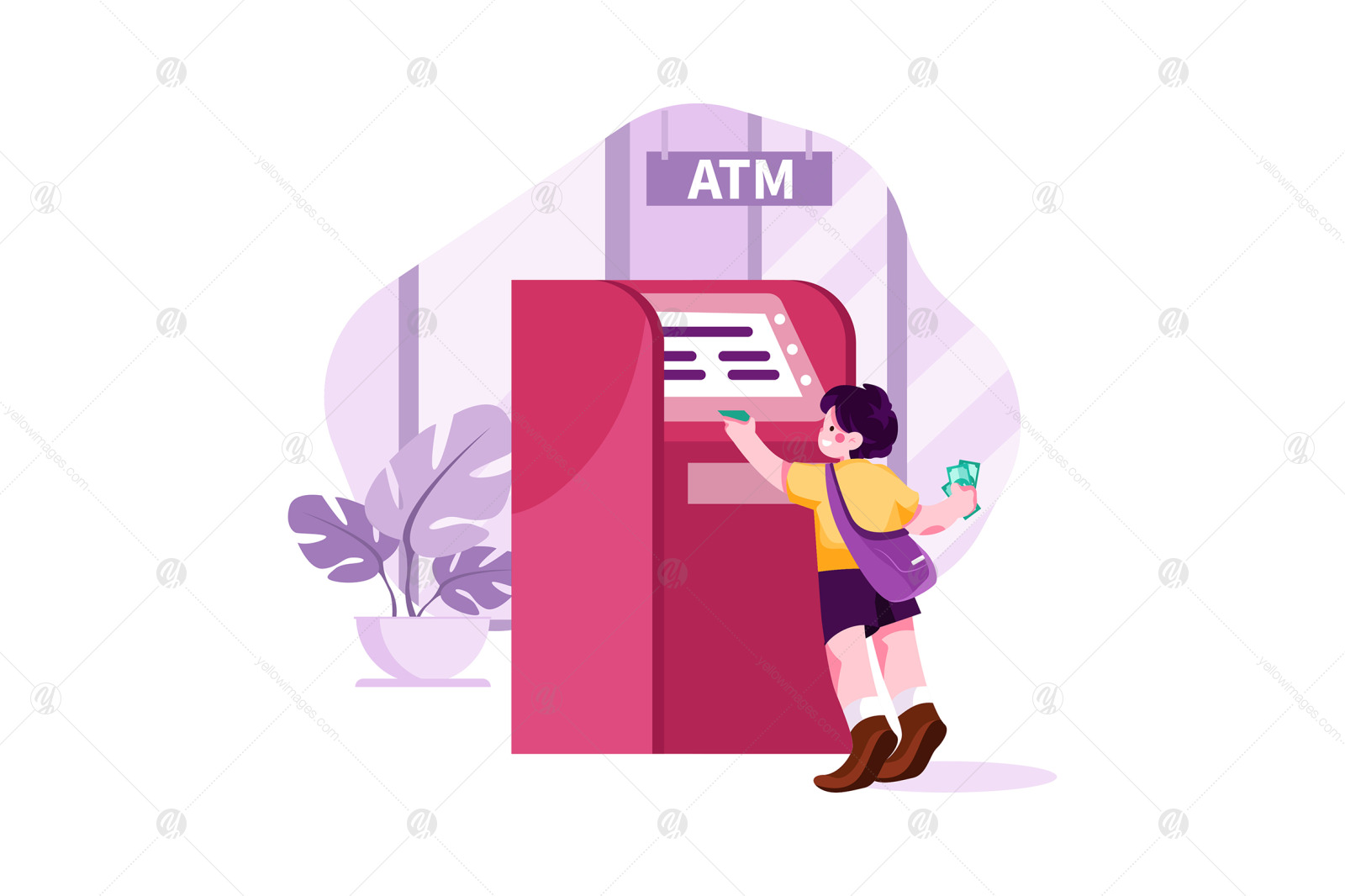 M400_Banking Services Illustration Pack