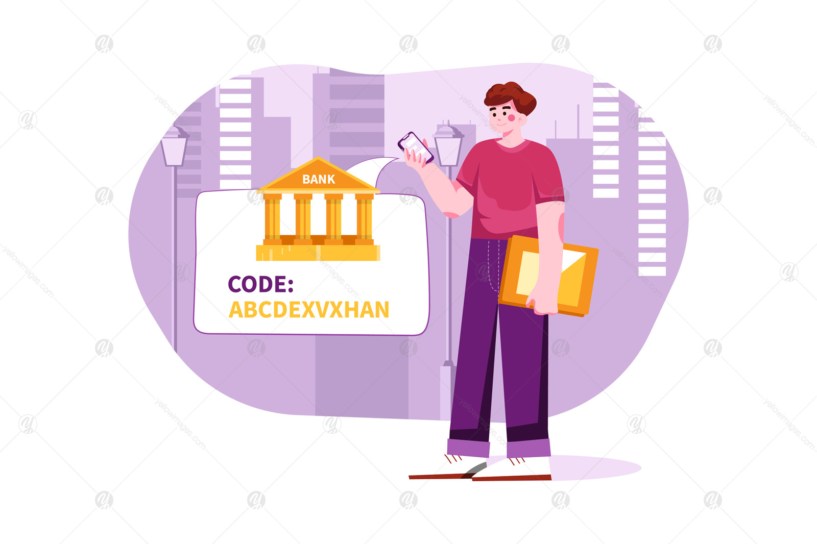 M400_Banking Services Illustration Pack M400_Banking Services Illustration Pack