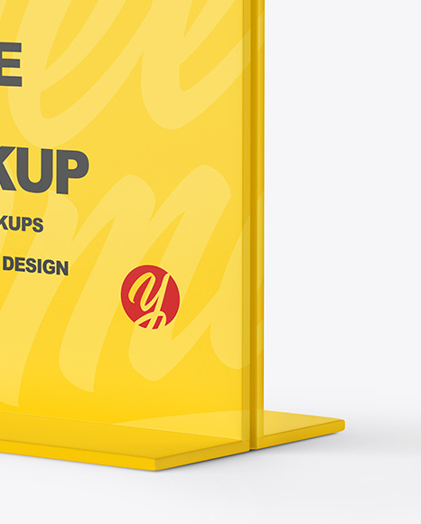 Matte Table Tent Mockup