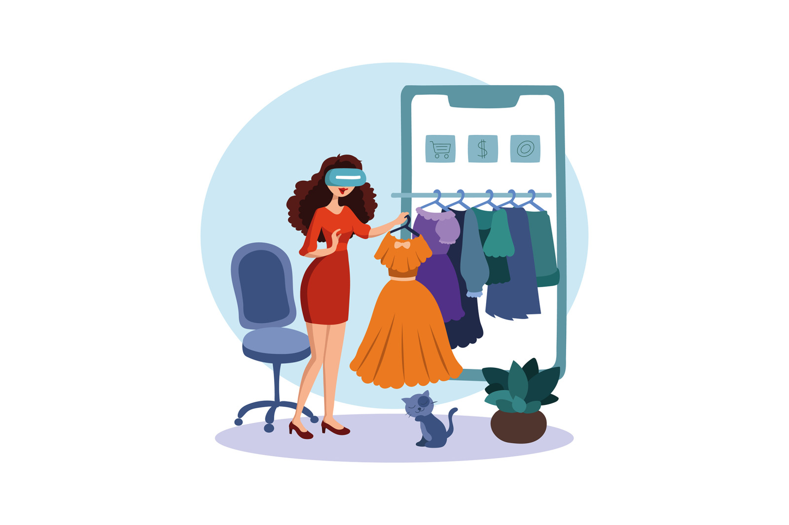 M411_Virtual Reality Illustrations M411_Virtual Reality Illustrations