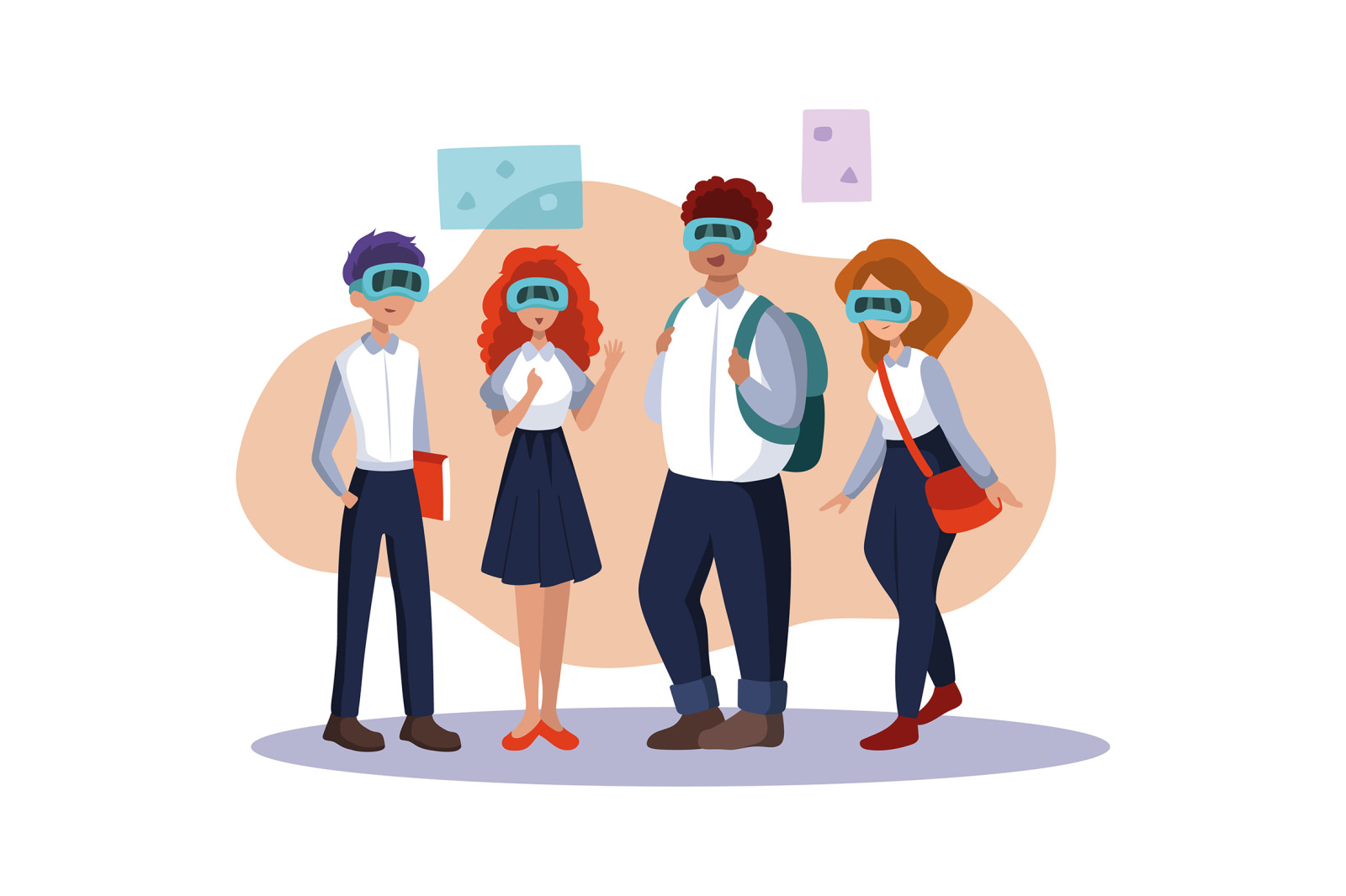 M411_Virtual Reality Illustrations M411_Virtual Reality Illustrations