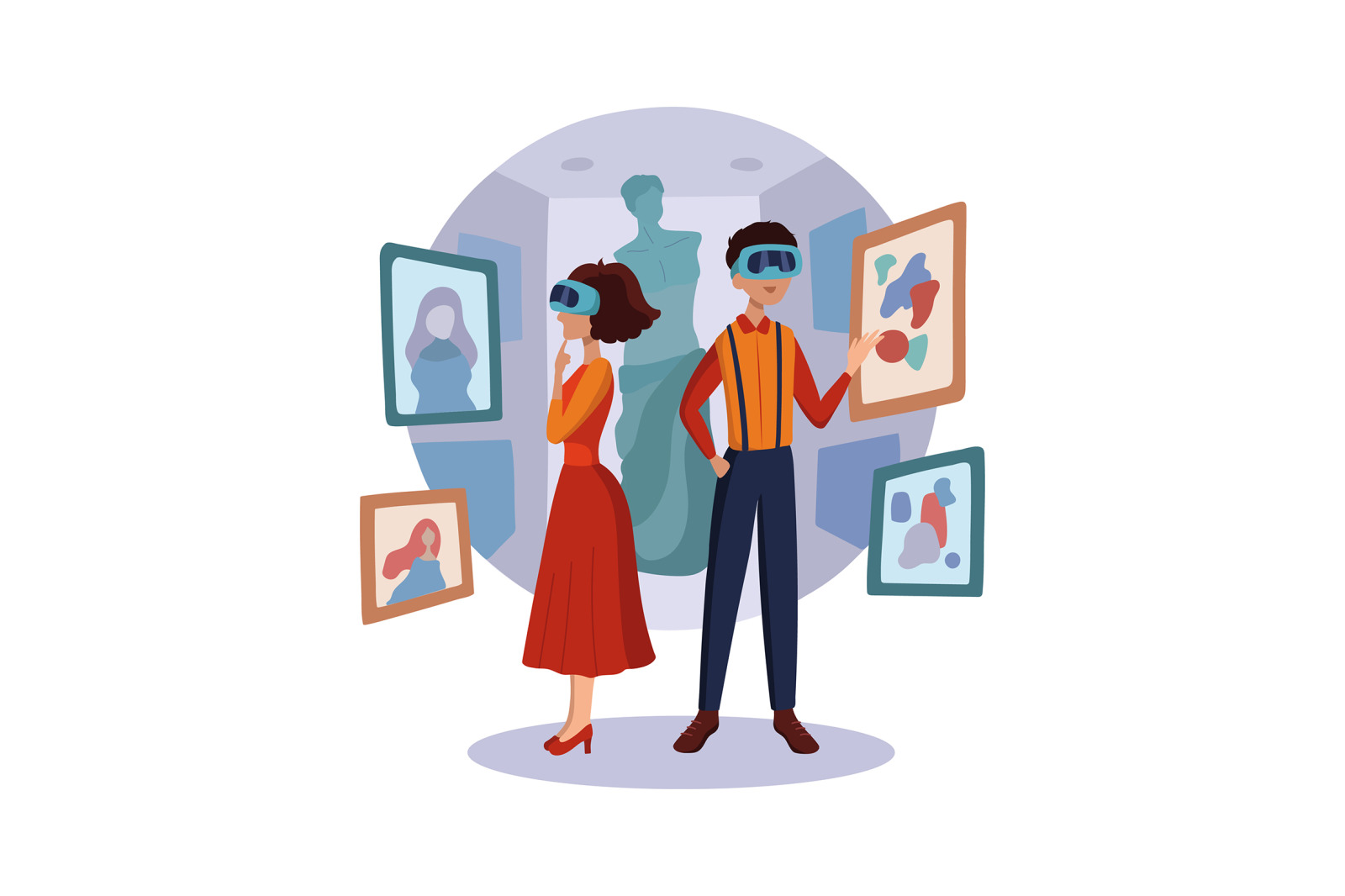 M411_Virtual Reality Illustrations M411_Virtual Reality Illustrations