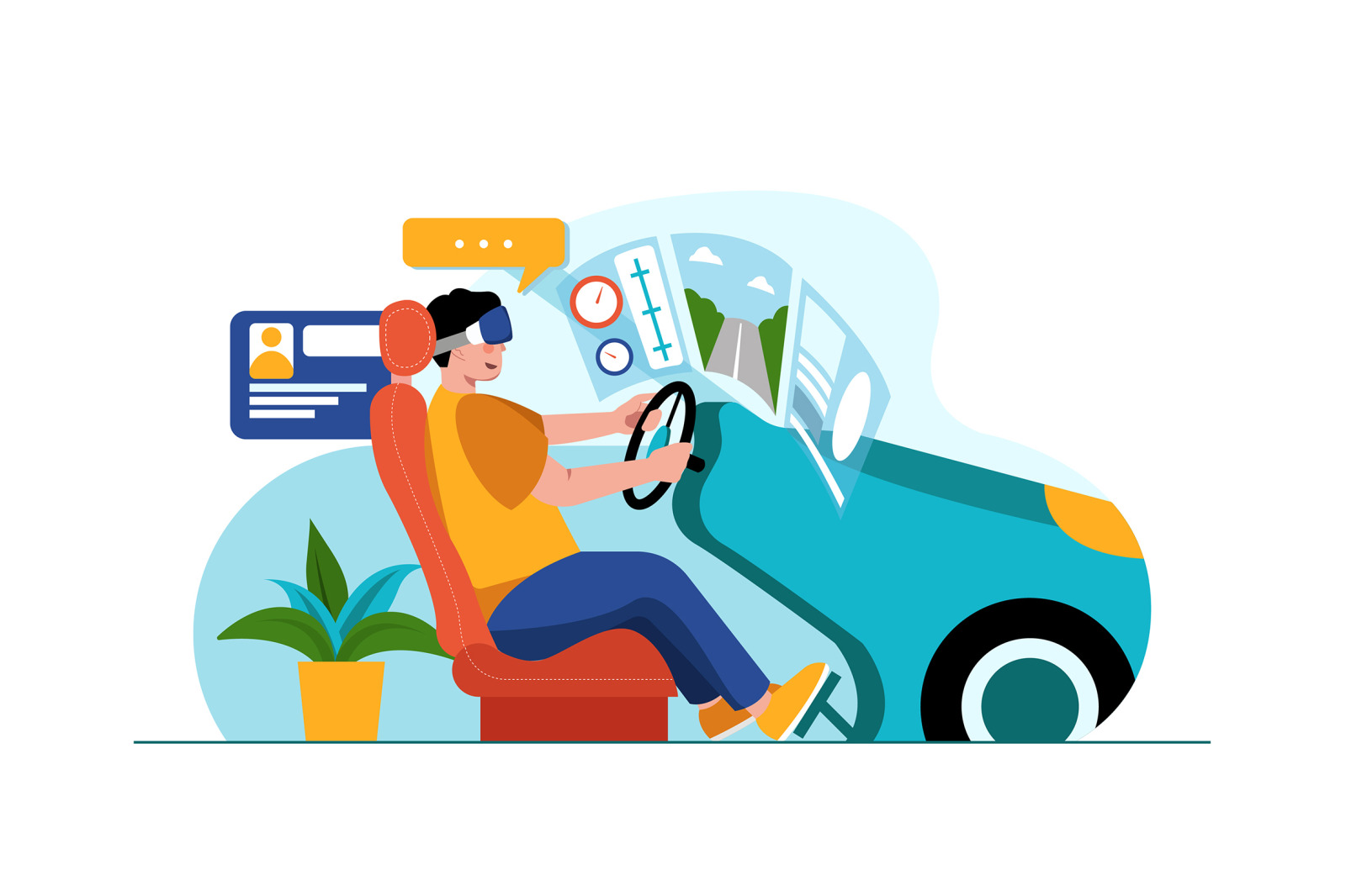 M401_Virtual Reality Illustration Pack M401_Virtual Reality Illustration Pack