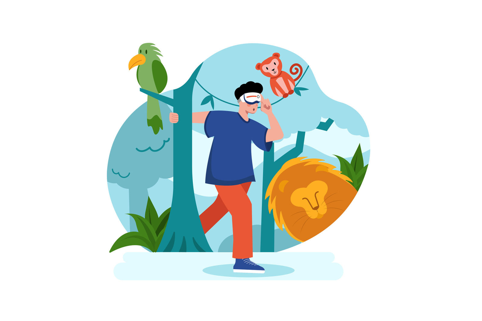 M401_Virtual Reality Illustration Pack M401_Virtual Reality Illustration Pack