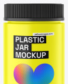 Matte Plastic Jar Mockup