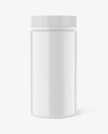 Glossy Plastic Jar Mockup