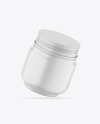 Matte Cosmetic Jar Mockup