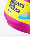 Matte Cosmetic Jar Mockup