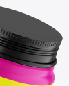 Matte Cosmetic Jar Mockup