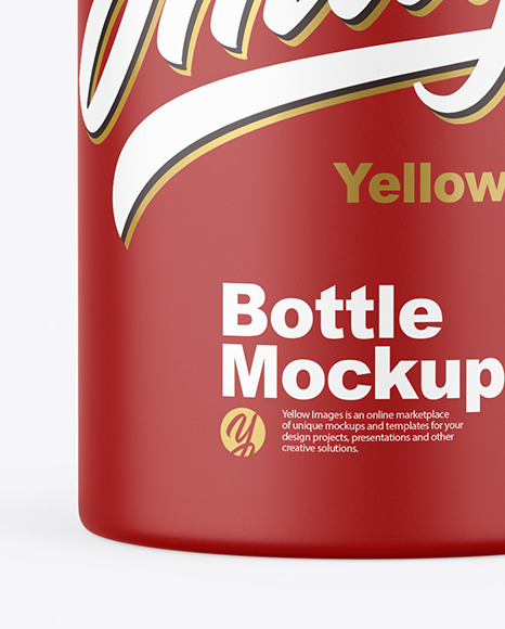 Matte Bottle Mockup