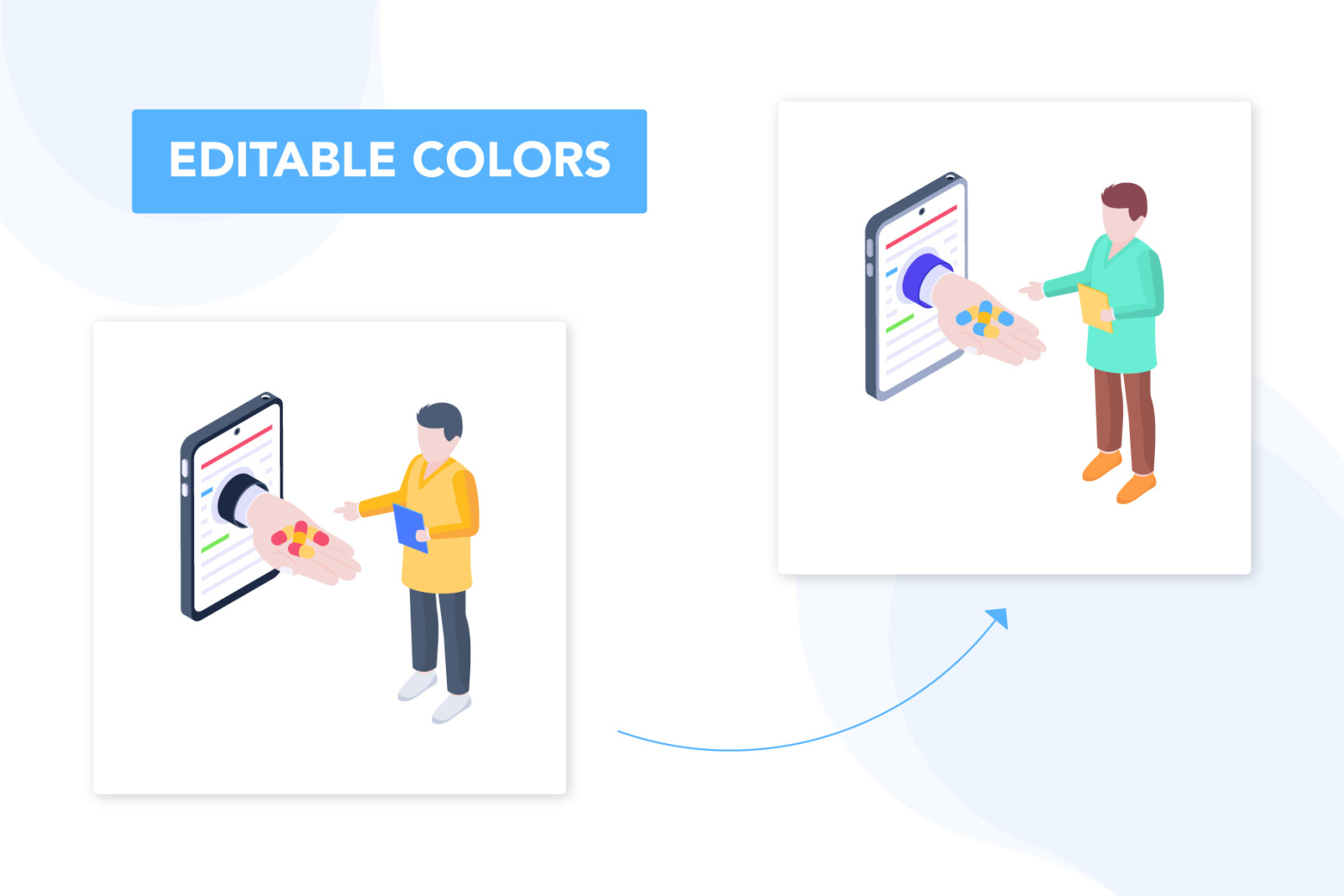 50 Isometric Nursing Vectors 50 Isometric Nursing Vectors
