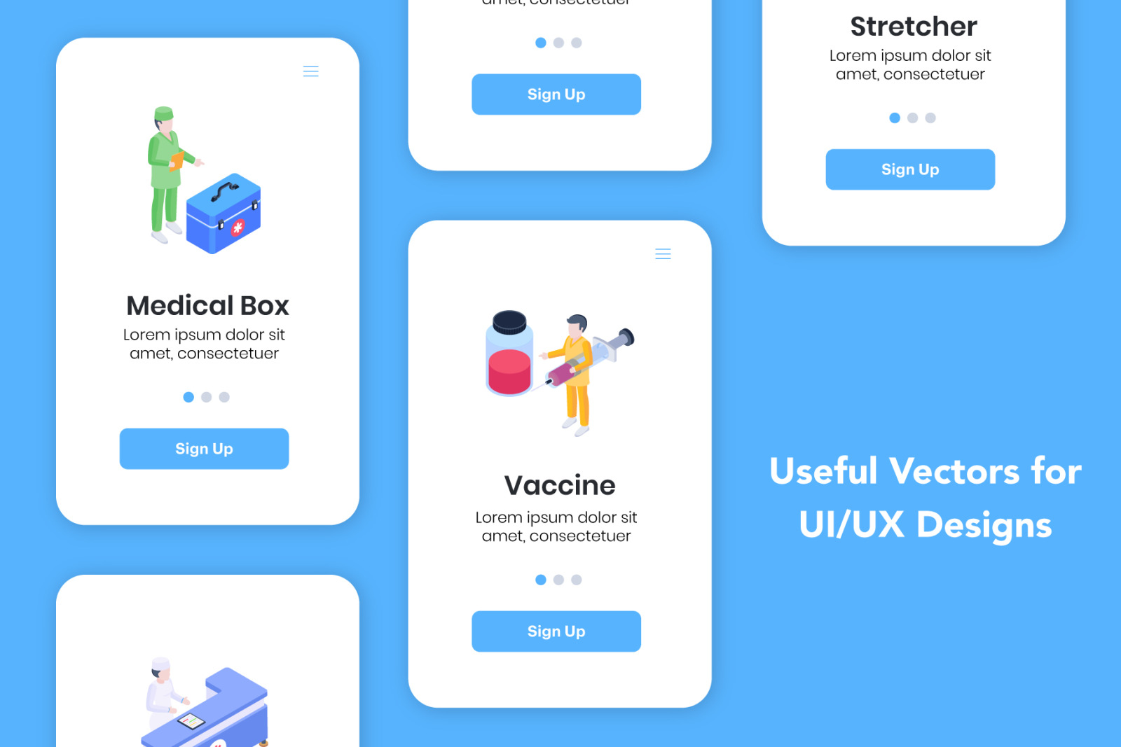 50 Isometric Nursing Vectors 50 Isometric Nursing Vectors