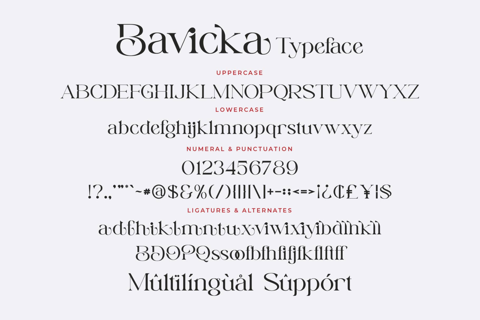 Bavicka Font Bavicka Font