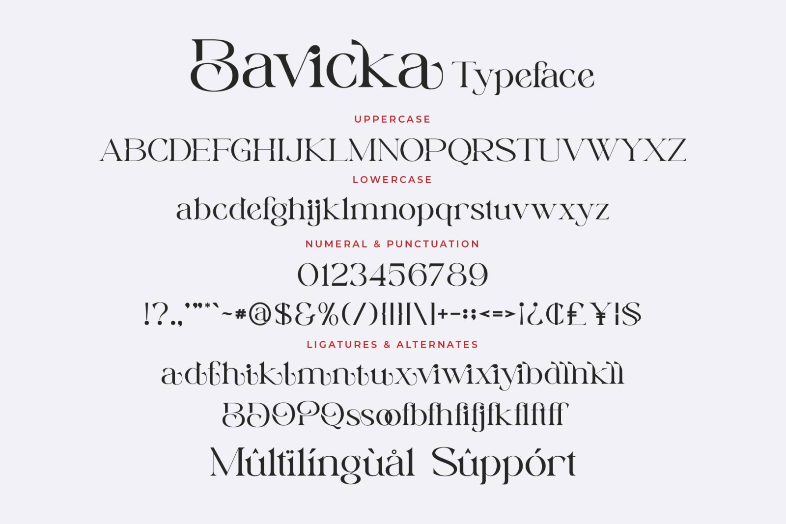 Bavicka Font