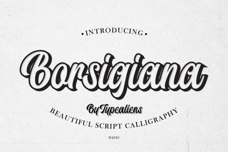 Borsigiana Font - Beautiful