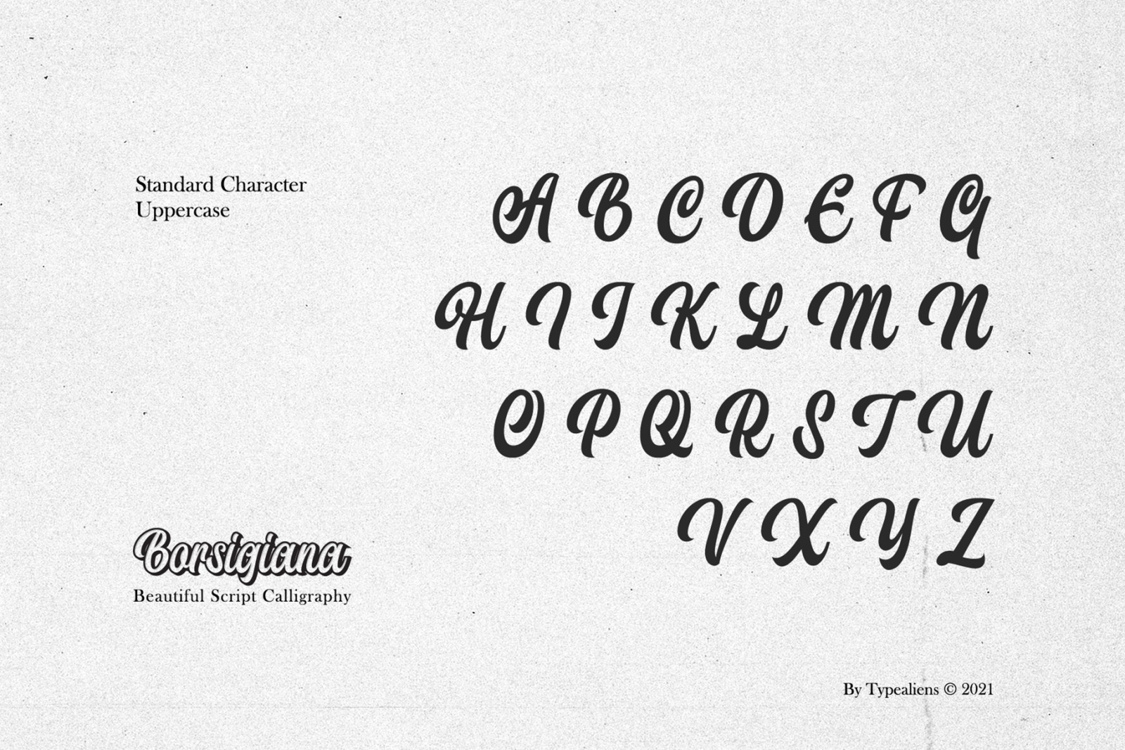 Borsigiana Font Borsigiana Font