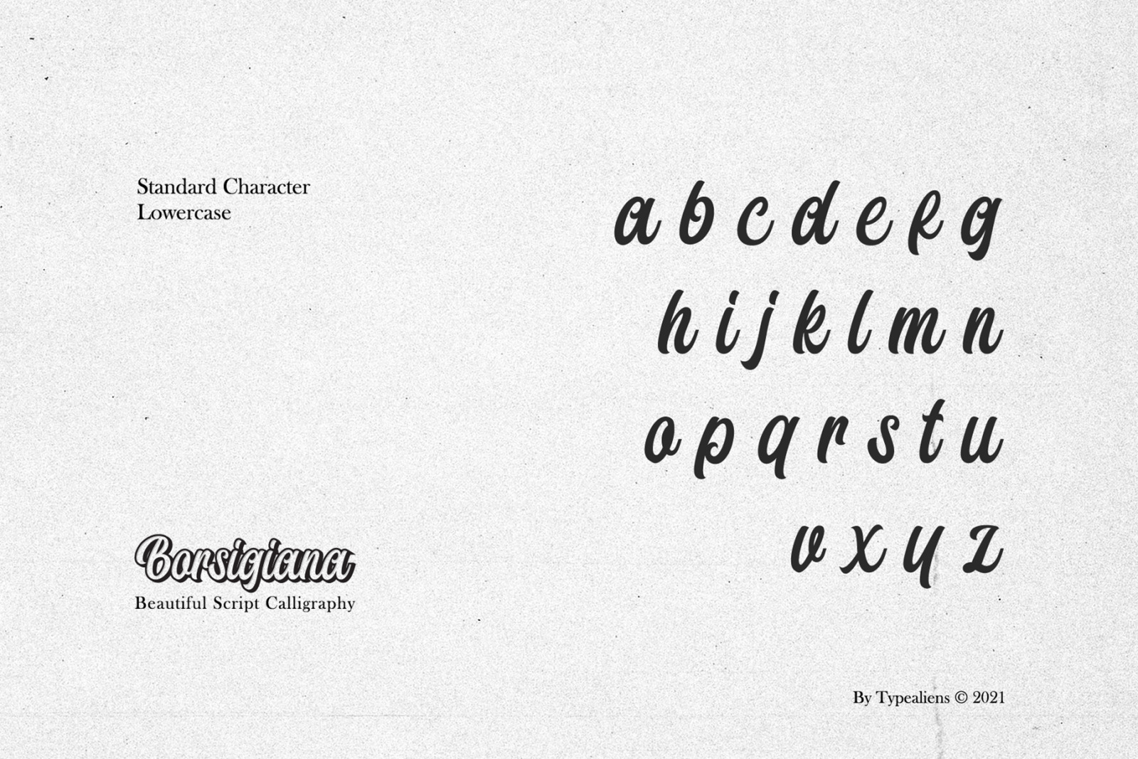 Borsigiana Font Borsigiana Font