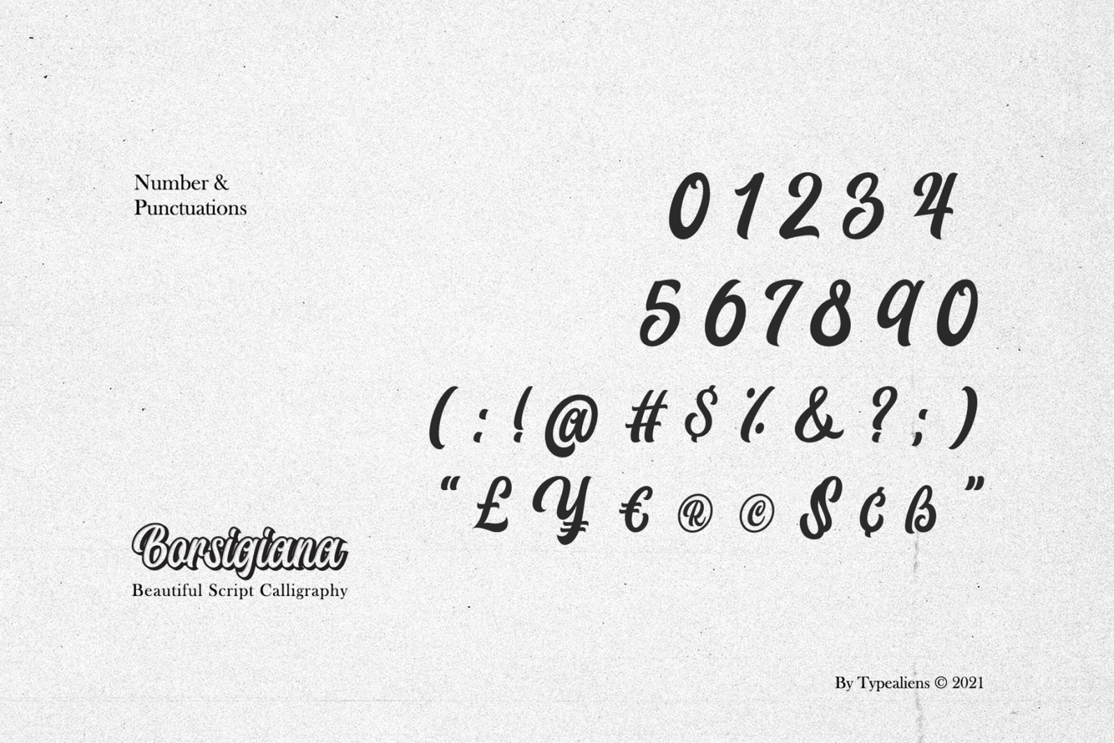 Borsigiana Font Borsigiana Font