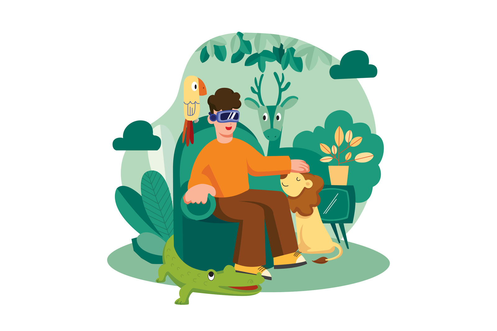 M420_Virtual Reality Illustration Pack M420_Virtual Reality Illustration Pack