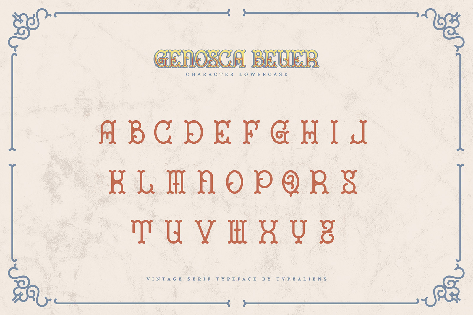 Genosca Beuer Font