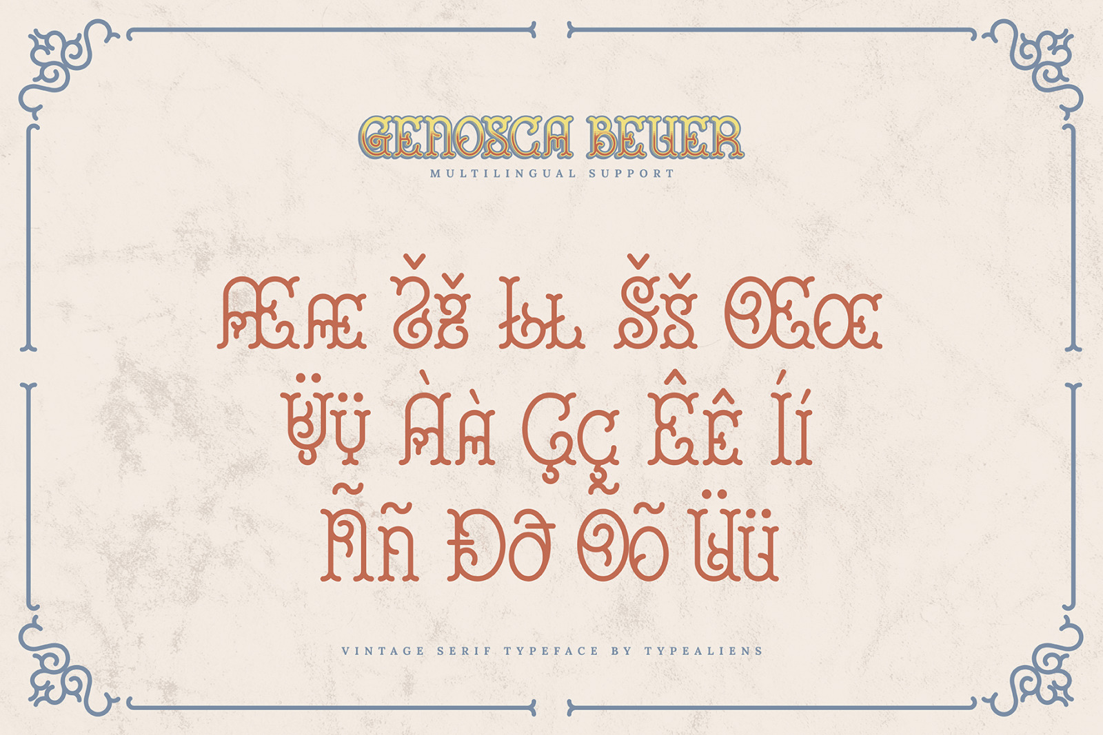 Genosca Beuer Font