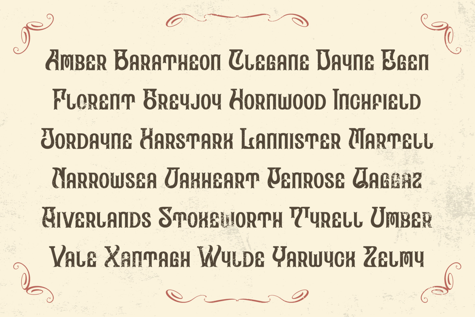 Chevante Font Chevante Font