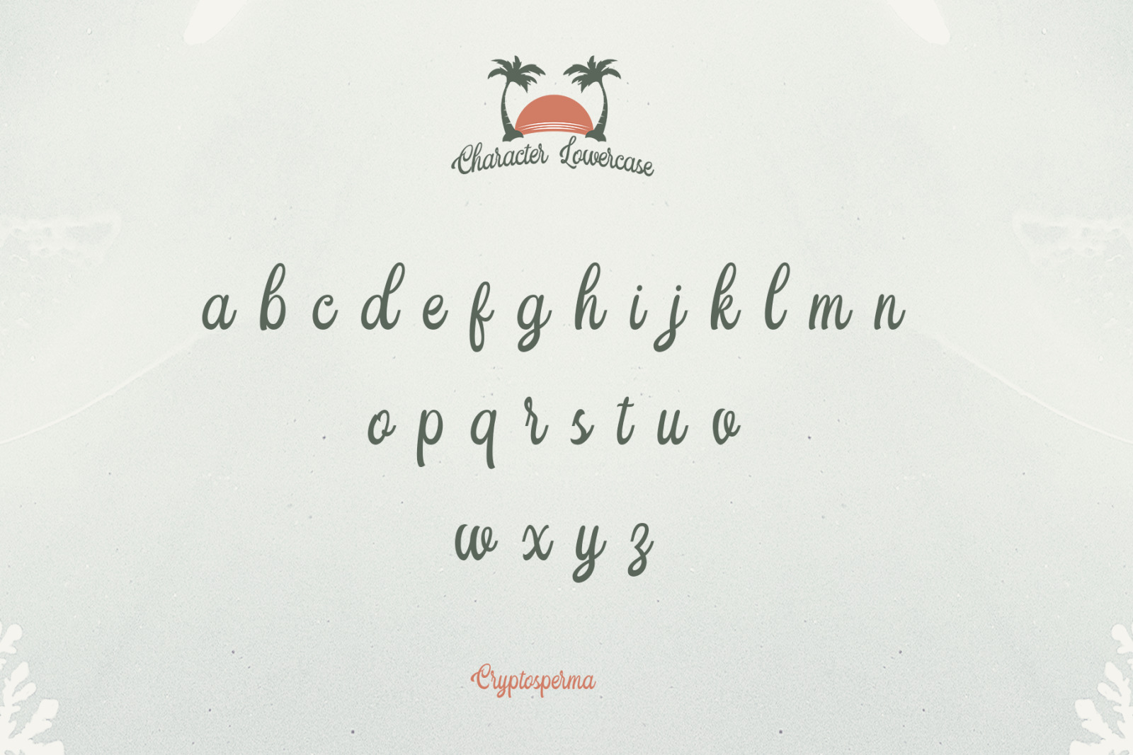 Cyrtosperma Font