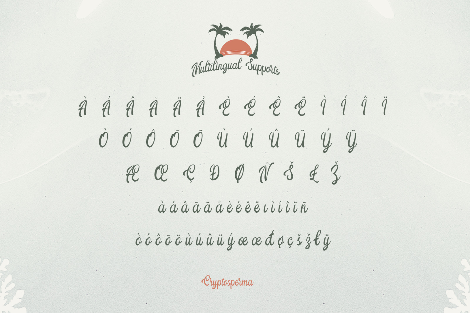 Cyrtosperma Font