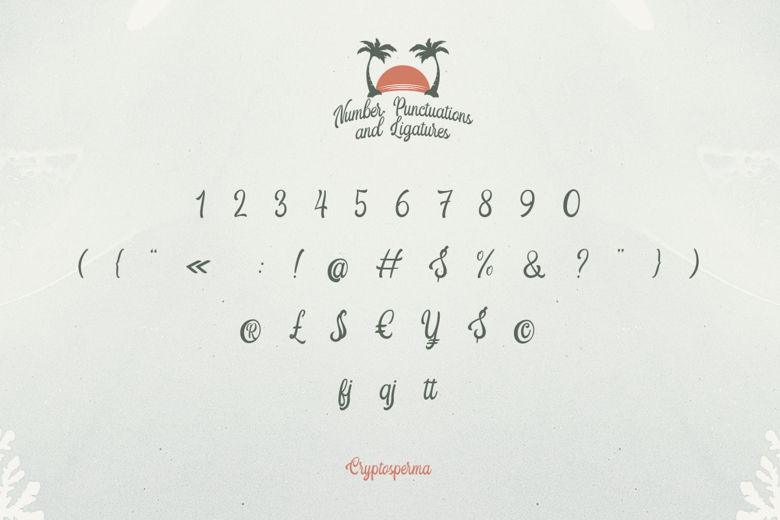 Cyrtosperma Font